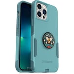 OtterBox Bundle: COMMUTER IPHONE 12/13 PRO MAX ANT - (RIVETING WAY) + PopSockets PopGrip - (MOUNTAIN HIGH)