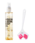 Active by Charlotte By - Wisdom & Desire Body Oil 150 ml + Face n' Roller Massager