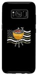 Coque pour Galaxy S8 BBQ Grill Drapeau Américain Barbecue 4 juillet Grilling US