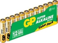 GP Batterier Batteri LR03/AAA, 12-pack