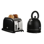 Ovation 1.8L Rapid Boil Dome Kettle & 2 Slice Toaster Wide Slot Breakfast Set
