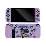 KUROMI skyddande fodral för Switch OLED-modell, mjukt TPU slimfodral kompatibelt med Nintendo Swit