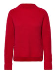 Selected Femme Slfselma Ls Knit Pullover Noos Röd