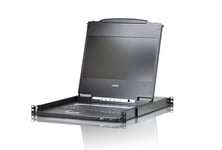 Aten Cl6700mw - Kvm-Konsol - Usb - Kan Monteras I Rack - 1280 X 1024 Full Hd (1080P) - 1U