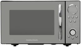 Morphy Richards 900W Standard Microwave with Grill - Black