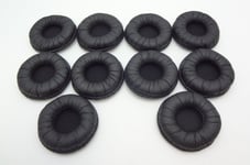 10-Pack Leatherette Ear Cushions 45mm Diameter for Jabra GN9300 series Headband