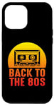 Coque pour iPhone 13 Pro Max Costume de fête des années 80 Oldschool Cassette Back To The 80s