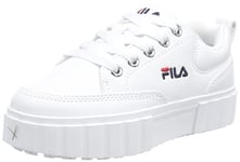 FILA Sandblast Kids Sneaker, White, 32 EU