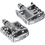 Pair Shimano PD M324 SPD One Sided MTB Bike Clipless Pedals and Cleats Trekking