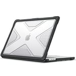 FINTIE Coque Compatible avec MacBook Pro 16 Pouces 2023-2021 (A2991/A2780/A2485) M3 M2 M1 Pro/Max, Etui Robuste avec Bords Antichoc Protection Renforcée, Noir