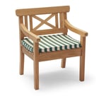 Fritz Hansen - Drachmann Chair Cushion, Light Apricot/Dark Green - Dynor & kuddar