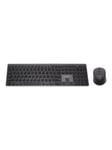 Gembird Backlight Pro Business Slim wireless desktop set - keyboard and mouse set - QWERTY - US - black - Tastatur & Mus sæt - Amerikansk engelsk - Sort