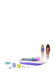 Mermaid Power Dolls, Boat And Accessories Patterned Barbie