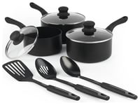 Russell Hobbs Diamond Stone 3 Piece Aluminium Pan Set