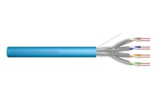 Digitus DIGITUS installationskabel cat.6A, U/FTP, B2ca, AWG23/1, LSOH, 100m, blå, rulle