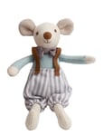 Teddy Doll Mouse Boy 18 Cm. Toys Soft Toys Stuffed Animals Multi/patterned Magni Toys