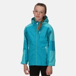 Regatta Kids Breathable Calderdale II Waterproof Jacket Enamel Turquoise, Size: 3-4 yrs