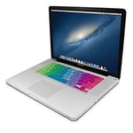 MarBlue - Protecteur en silicone pour clavier - accessoire pour clavier allemand - accessoire Apple MacBook Air/Pro/ Retina 13''/ 15'' – Rainbow