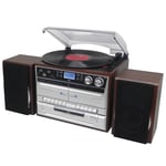Klassisk stereoanläggning Soundmaster Stereo CD/Vinyl/Tape/Bluetooth
