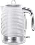 Russell Hobbs Inspire Electric 1.7L Cordless Kettle (Fast Boil 3KW, White Premiu