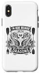 Coque pour iPhone X/XS Dragon Boat Crew Paddle et Dragon Boat Racing