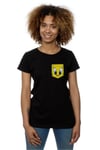 Tweety Pie Face Faux Pocket Cotton T-Shirt