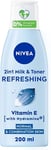 NIVEA 2-in-1 Refreshing Milk & Toner (200ml) - Make-Up Remover Face Cleanser