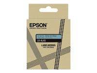 Epson Labelworks Lk-4Las - Grått På Blått - Rulle (1,2 Cm X 8 M) 1 Kassett(Er) Hängande Låda - Bandpatron - För Labelworks Lw-C410, Lw-C610