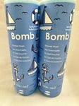 2x Bomb Cosmetics Sea Salt Shower Wash Gel - 300ml