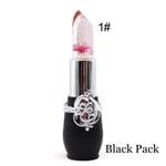 Lip Balm Flower Lipstick Temperature Color Changing Black 1