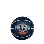 Wilson NBA Dribbler Basketball, Outdoor and Indoor, New Orleans Pelicans