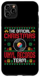 iPhone 11 Pro Max Funny Christmas Vinyl Records Team Vinyl Records Player Xmas Case