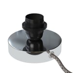 Creative Cables Lampskärm-metall Bordslampa Med Posaluce 2-nr Plugg