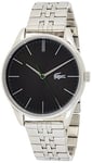 Lacoste Analogue Quartz Watch for Men with Silver Stainless Steel Bracelet - 2011073