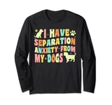 Funny Dog Mom Lover Fur Mama Pet Owner Quote Cool Puppy Long Sleeve T-Shirt