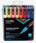 Posca Marker Set 16-p Mixade Färger PC-3M Spets 0,9-1,3 mm