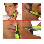 Mens Nose Ear Hair Cordless Trimmer Sideburns Neck Chest And Eyebrow Eye Brows
