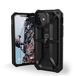 URBAN ARMOR GEAR UAG iPhone 12 Mini 5G - (5.4 inch) Rugged Lightweight Slim Shockproof Premium Monarch Protective Cover, Black 112341114040