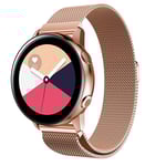 Samsung Galaxy Watch 5 44mm Armband Milanese Loop, Roséguld