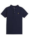 Lyle & Scott Boys Classic Polo Shirt - Navy, Navy, Size 8-9 Years