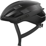 ABUS WingBack sykkelhjelm, Velvet Black - Hjelmstørrelse  54-58  cm