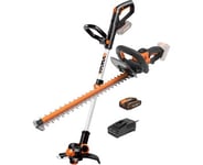 WORX 20V PowerShare Trimmer and Hedge combo (1x2.0Ah with 1h charger)