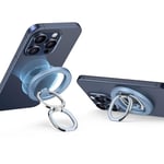 ESR HaloLock Anneau Support Magnétique pour Téléphone, Support Téléphone Compatible avec MagSafe, Grip pour Téléphone Compatible avec Les séries iPhone 15/14/13/12, Béquille Réglable, Bleu Sierra