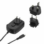 Blackberry International Travel Charger with 3 Clips ASY-07965-010 Universal