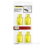 KARCHER Window Vacuum Cleaner Glass Cleaning Concentrate 4 x 20ml Capsules