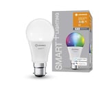LEDVANCE Smart LEDLamp with WiFi Technology, Base: B22D, Di mmable, Tunable White (2700-6500K), RGB Colors Changeable, Replaces Incandescent Lamps with 60 W, SMART+ WiFi Classic Multicolour, 1-Pack