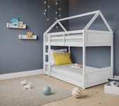 Miller Kids Wooden House Bunk Bed