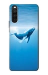 Blue Whale Case Cover For Sony Xperia 10 III