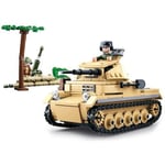Vanoimports WWII small German Tank - Sluban M38-B0691