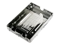 Icy Dock Ezconvert Air Lite Mb482sp-3B - Adapter För Lagringsfack - 3,5 Till 2,5 Tum - Krom